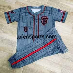 Ensemble de maillots de baseball et de softball personnalisés pour les jeunes, vente en gros, maillots de softball et de baseball, pantalons, chemise confortable et douce pour les enfants - Product Image 5