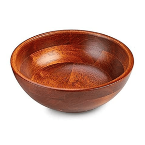 ชุดชามไม้อะคาเซียเครื่องครัวทรงกลมเครื่องครัวแบบใช้ในโรงงานเวียดนาม - Product Image 3