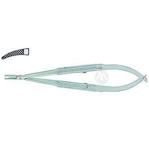 เครื่องมือผ่าตัดทางทันตกรรมด้ามจับโค้งมนขนาด14ซม. ที่ใส่เข็มขนาดเล็ก - Product Image 1