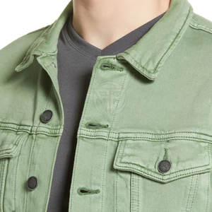Comfortable Canvas <b>Jeans</b> Winter Jacket <b>Soft</b> Feel Durable Construction Lightweight Eco-Friendly 100% Cotton Traditional Design - Product Image 5