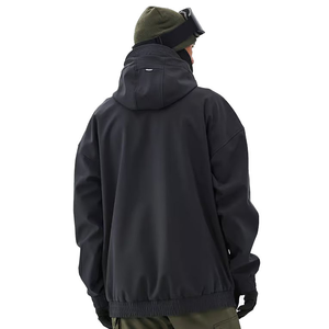 Wholesale High Quality Regular Fit Custom Logo Men Casual Stylish <b>Hoodie</b> Winter <b>Zip</b> <b>Pocket</b> Knitted Waterproof Plain Dyed 400g - Product Image 3