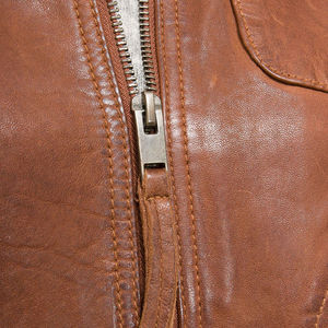 Chaqueta de cuero genuino para mujer de diseño moderno Premium de alta calidad Chaqueta de cuero de mujer de ajuste completo a la moda con logotipo personalizado - Product Image 6