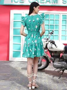 Handmade Indian Cotton <b>Short</b> <b>Dress</b> Personalized Bride Wedding Honeymoon Wear Sweet Style Summer Office Travel <b>Dress</b> on Sale - Product Image 2