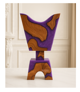 Brûleur à Bakhoor en bois de pin artisanal de luxe 2026 avec résine époxy |   Encens arabe de qualité supérieure Mubkhar Cadeau pour la maison Durable Toutes saisons - Product Image 5