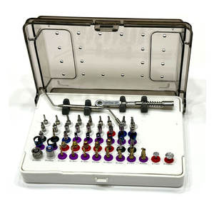 Kit d'implant dentaire universel 50 pièces forets pour dents osseuses outils de tréphine Kit d'implantologie extenseur guidé - Product Image 1