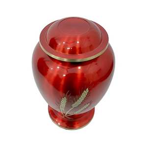 Urna artesanal para cenizas humanas | Recuerdo conmemorativo Premium | Caja de urna de latón para adultos Premium - Product Image 2