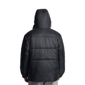 Venta al por mayor de ropa informal de alta calidad 100% chaquetas acolchadas de nailon chaquetas de lana de invierno con capucha burbuja tela transpirable patrón recubierto - Product Image 3