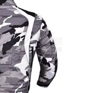 Veste en Cordura unisexe sur mesure pour l'hiver - Imperméable, coupe-vent, col Bann, 360 grammes, polyester/coton, logo personnalisé sur le devant - Product Image 5