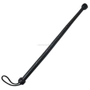 Real Leather Handmade Hunter <b>Flogger</b> BDSM Bullwhip 24 inch Long Plaited Comfortable Grip Head leather whip <b>Floggers</b> - Product Image 1