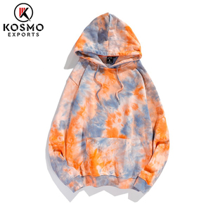 Moda de alta calidad rosa azul naranja tie Dye sudaderas con capucha último diseño personalizado Tye Dye gráfico sudaderas con capucha moda unisex - Product Image 4