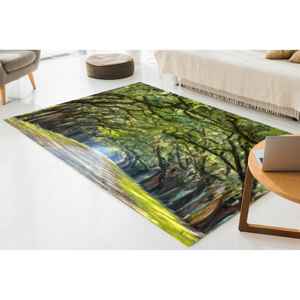 Superbes tapis à motif de chênes, Tapis superbe, Tapis chênes, Tapis doux non tissé - Product Image 1