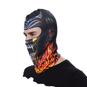 Masques de ski complets en coton coupe-vent à image cagoule de neige d'hiver noire pour le sport, le cyclisme et la moto. - Product Image 1