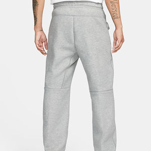 2025 última alta calidad logotipo personalizado algodón poliéster Unisex ancho Jogger pantalones de chándal poliéster pierna recta pantalones de chándal hombres - Product Image 2
