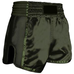 Pantalones Cortos de Muay Thai de Cintura Alta ZATA SPORTS, Logotipo Personalizado, Cierre Elástico en la Cintura, Transpirables, Duraderos, 100% Poliéster - Product Image 1
