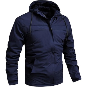 100% Nylon Coupe-Vent Veste Personnalisée Veste Coupe-Vent Imperméable Veste de Sport pour Hommes - Product Image 6