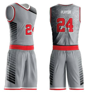 Ropa de baloncesto impresa personalizada más vendida de 2025 para adultos Durable y transpirable Último diseño de verano - Product Image 2