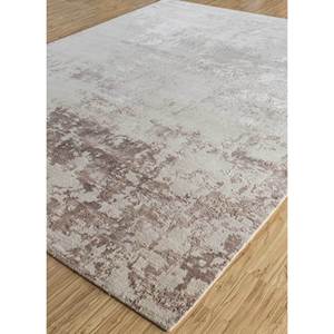 พรมทอมือสีเบจน้ำตาล รุ่น Tattvam ทำจากขนสัตว์และไหมไผ่ รุ่น Lu-9031 (Cs-01) รูปทรงสี่เหลี่ยมผืนผ้า ลายแบบนามธรรม สำหรับตกแต่งบ้าน ห้องโถง ห้องต่างๆ - Product Image 2