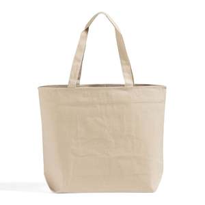 Sacs fourre-tout en toile pour femmes avec fermeture éclair et poche intérieure Modèle TG261 - Product Image 3
