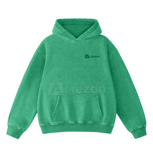 Sudaderas transpirables con lavado ácido para mujer al por mayor sudaderas con capucha con lavado ácido de color sólido de último estilo a la venta - Product Image 2
