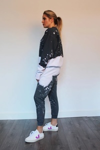 OEM venta al por mayor de logotipo personalizado de alta calidad lavado con ácido piedra impreso polar cremallera completa Sudadera con capucha XL tamaño transpirable entrenamiento invierno - Product Image 6