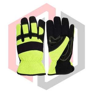 Mechanical <b>Gloves</b> Reinforced Palm Safety Hand Protective Mechanic <b>Gloves</b> Customized Custom Material Anti-Vibration Anti-Slip - Product Image 1