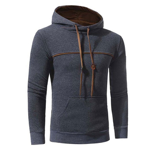 New Arrival 100% Cotton Pullover Hoodie <b>Men</b> Embossed Sweatshirt OEM Custom Plain Dyed <b>Sherpa</b> <b>Fleece</b> Winter Wear Wholesale Rate - Product Image 2