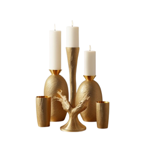 Le plus populaire Design Script calligraphie arabe bougeoir décor luxueux pour la maison disponible cadeau donnant des supports de pilier - Product Image 5