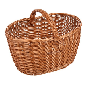 Cesta para Leña de Mimbre Natural Marrón Biacchi Garden Friend 50x35x35cm C1550110 - Product Image 2