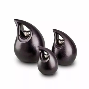 Urnas conmemorativas de Metal en forma de lágrima, decoración del hogar con diseño de esmalte de Metal, suministros funerarios de mejor diseñador a precio barato - Product Image 2
