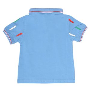 Camiseta Polo de Manga Corta para Niños - Azul - Product Image 2