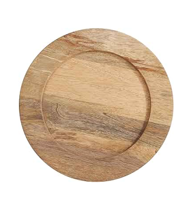 Plaque de chargeur en bois de différentes tailles produit le plus vendu plaque de chargeur en bois d'aspect attrayant de haute qualité - Product Image 3