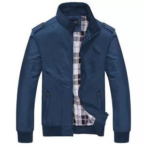 Chaqueta de algodón con cuello levantado para hombre, chaqueta informal de negocios a la moda, con cremallera, novedad de 2023 - Product Image 1
