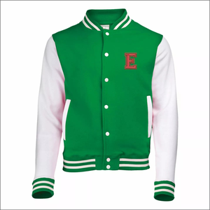 Veste de baseball pour homme sur mesure OEM, broderie d'alphabet, col rabattu, veste universitaire pour une utilisation hivernale personnalisée, devant 100% - Product Image 4