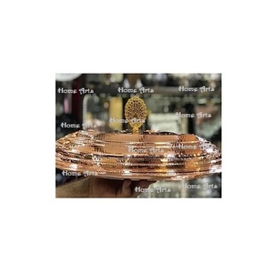 Design merveilleux plat à beurre en aluminium forme ronde taille personnalisée plat à beurre vaisselle plat à beurre de l'Inde - Product Image 4