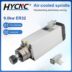 HYCNC ISO30 Atc Spindle Motor 9kw Air-cooled Three-Phase Woodworking HQD Spindle Motor - Product Image 3