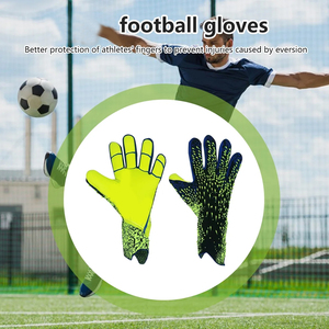 Guantes de cuero de portero de tamaño cómodo de Color verde grueso transpirable de Pakistán Guantes de portero de último diseño - Product Image 2