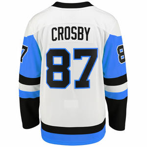 Camisetas de hockey sobre hielo personalizadas transpirables sublimación impresión tinte hockey sobre hielo Jersey nombre Número para hombres mujeres logotipo frontal - Product Image 2