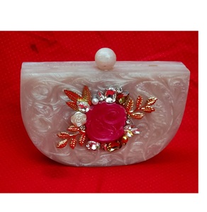 Sac à main en résine écologique réutilisable, artisanal, personnalisable, fabriqué à la main, pour femmes, pour les soirées - Product Image 6