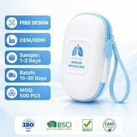 Estuche Rígido de EVA de Grado Médico para Inhalador, Bolsa de Almacenamiento con Cierre Antibacterial, Inserto de Espuma CNC Personalizado