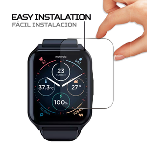 ฟิล์มกันรอยหน้าจอ ANTISHOCK สำหรับโมโตโรล่า โมโต วอทช์ 70 ฟิล์มป้องกันระดับพรีเมียม - Product Image 3