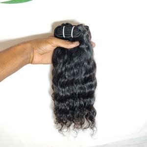 Extensiones de cabello natural alineado con cutícula virgen India Extensiones de cabello humano químico de templo recto y súper ondulado profundo Suelto - Product Image 6