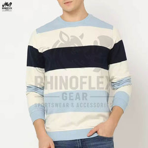 Qualité classique sweat hommes Streetwear basiques coton mélangé hommes sweat décontracté couleur unie à manches longues sweat hommes - Product Image 5