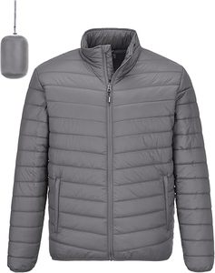 Chaqueta Varsity Térmica Brillante con Capucha para Hombre, Impermeable, Reversible y Acolchada, Diseño Estampado, la Más Vendida de Hedus Sports - Product Image 5