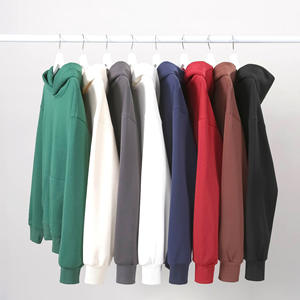 Sweat-shirts à capuche pour hommes, design personnalisé, vente chaude, mode décontractée, surdimensionné, basketball, manches régulières, col à capuche, uni - Product Image 1