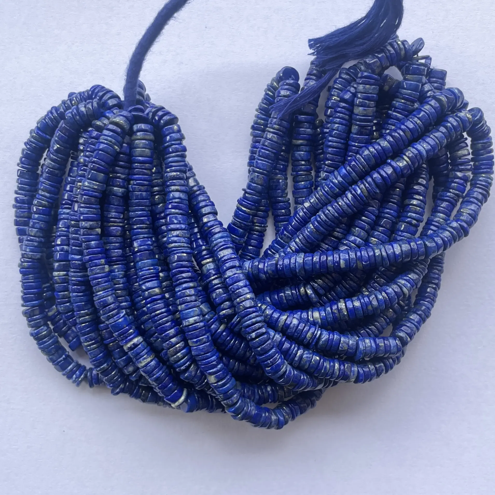 Натуральный Синий Лазурит 4 мм 5 мм 6 мм 8 мм, камень Гладкий хелиши, бусины из драгоценных камней, нитка, оптовая продажа, полудрагоценные ювелирные изделия