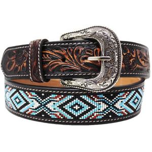 Ceinture de luxe en cuir de vache de qualité supérieure unisexe Ceintures de luxe en cuir de vache perlées sur mesure prêtes à être expédiées - Product Image 2