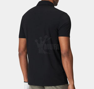 Camisetas de polo de golf de secado rápido para hombre personalizadas, camisetas de algodón que absorben la humedad con patrón de estampado de longitud corta bordado - Product Image 3