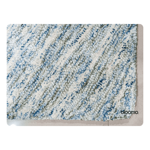 Alfombra de lana multicolor con mechones a mano Pila de felpa duradera para espacios modernos y tradicionales con aspecto elegante - Product Image 1