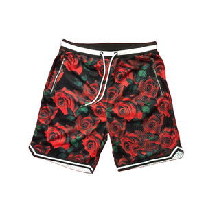 Shorts personnalisés en gros pour hommes, design personnalisé, shorts de basket rétro avec service OEM ODM, faible MOQ - Product Image 1