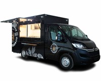 Camion de restauration mobile pour café et boissons, remorque de traiteur de rue personnalisée, service de collations et de boissons TUNE, petite taille, personnalisable de base